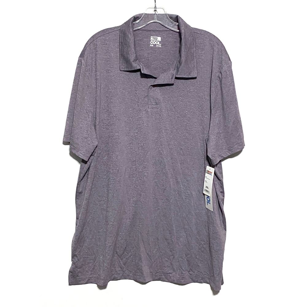 32 Degrees Cool Performance Polo Shirt Mens XXL Athleisure Casual Minimalist NWT